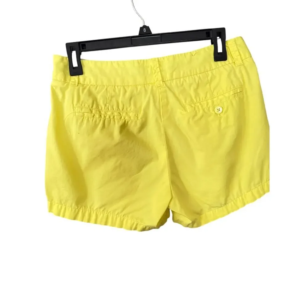 J. Crew Yellow Shorts Women's Size 4